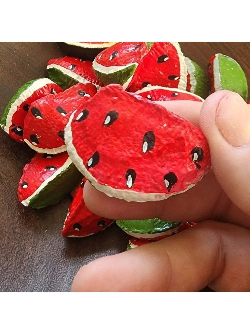Hand Crafted handpainted watermelon